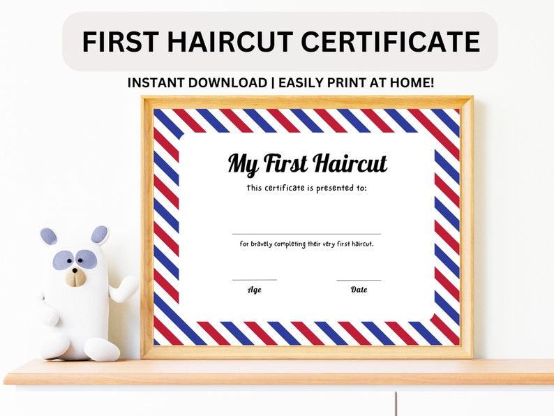 My First Haircut Certificate First - Il 794xN.4945381476 Stjk 