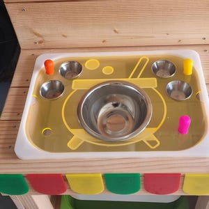 Hexenkessel Einsatz aus Acryl für Trofast Box & Flisat Tisch | Lernspiel Kinder | Motorik und Kreativität | Sensorik Spiel