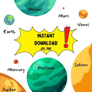 Solar System Scale Model Lab Activity Digital Download for Science Classroom, Homeschool