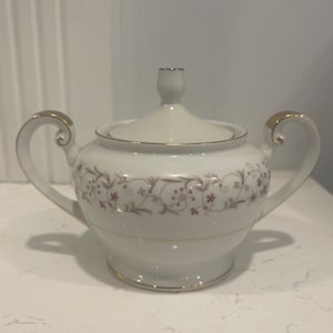 Kyoto Summer Rose Sugar bowl &quot;Imperial Gold&quot;