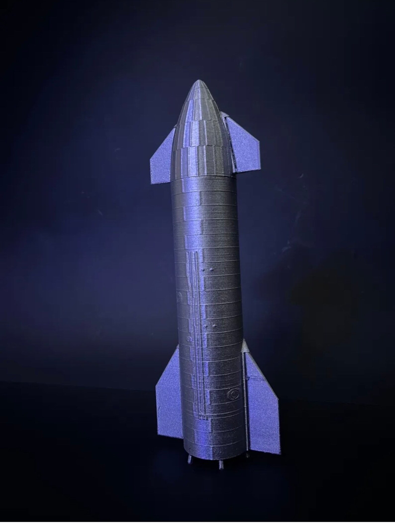 STARSHIP MK1 Plastic Model. Spacex Moon Rocket Capsule 1/200 Scale - Etsy