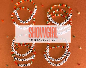 Pulseras de la amistad ERAS / SHOWGIRL / Juego de 10 pulseras