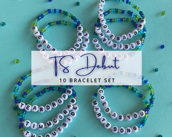 ERASMUS | DEBUT Freundschaftsarmbänder | Set aus 10 Armbändern
