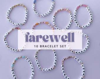ERAS | FAREWELL Friendship Bracelets | Set of 10 Bracelets