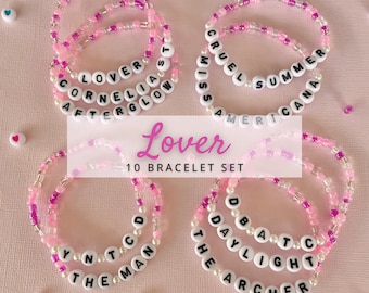 ERAS | LOVE Friendship Bracelets | Set of 10 Bracelets