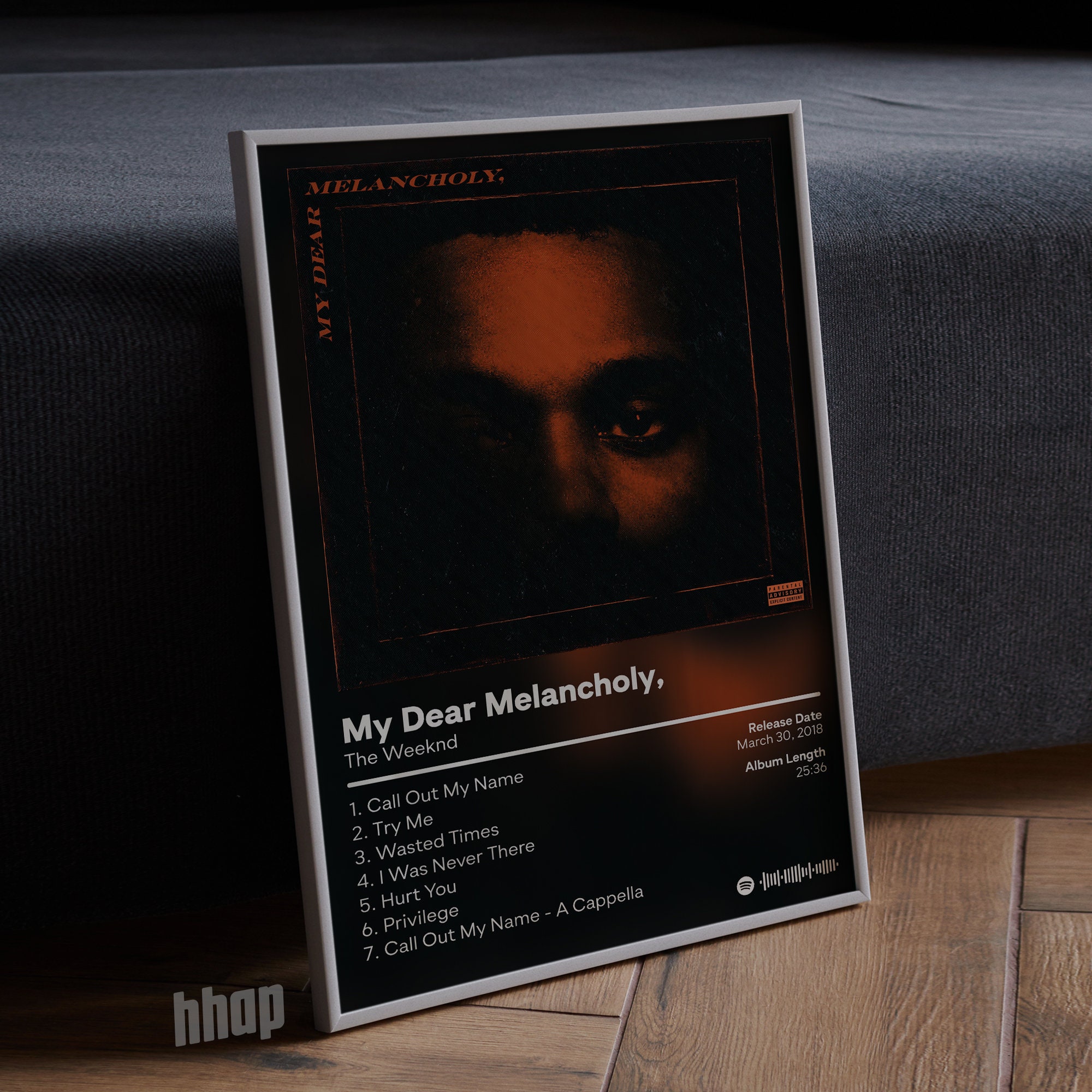 Weeknds - My Dear Melancholy Album Poster sold by Govind Raj, SKU 41247734