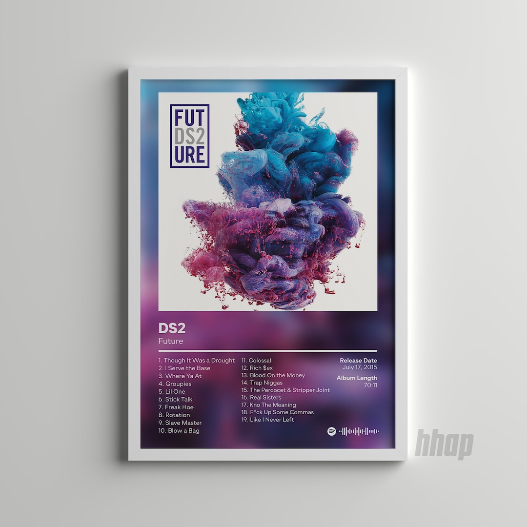 Future DS2 Custom Album Cover Future Rapper Print Etsy