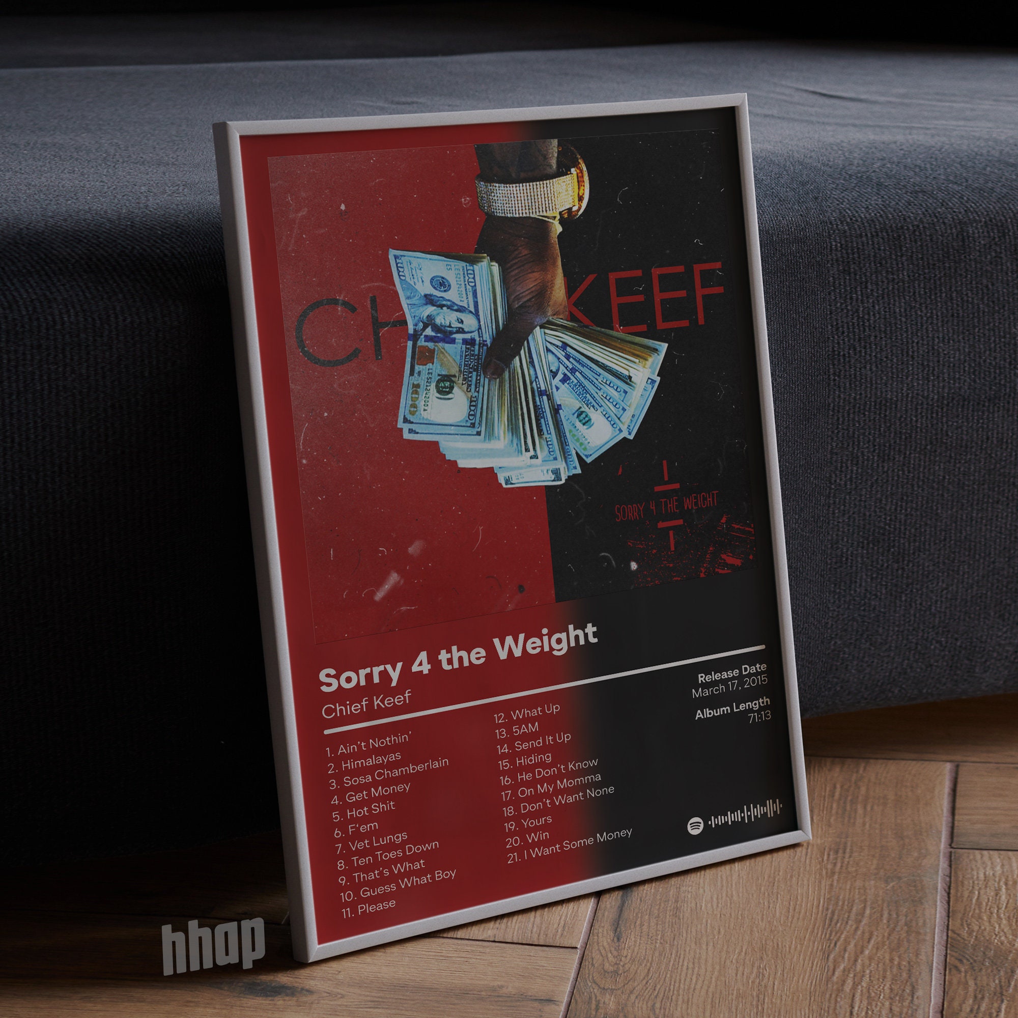 Chief Keef - Sorry 4 the Weight - Album Cover Poster sold by Juanna Xie