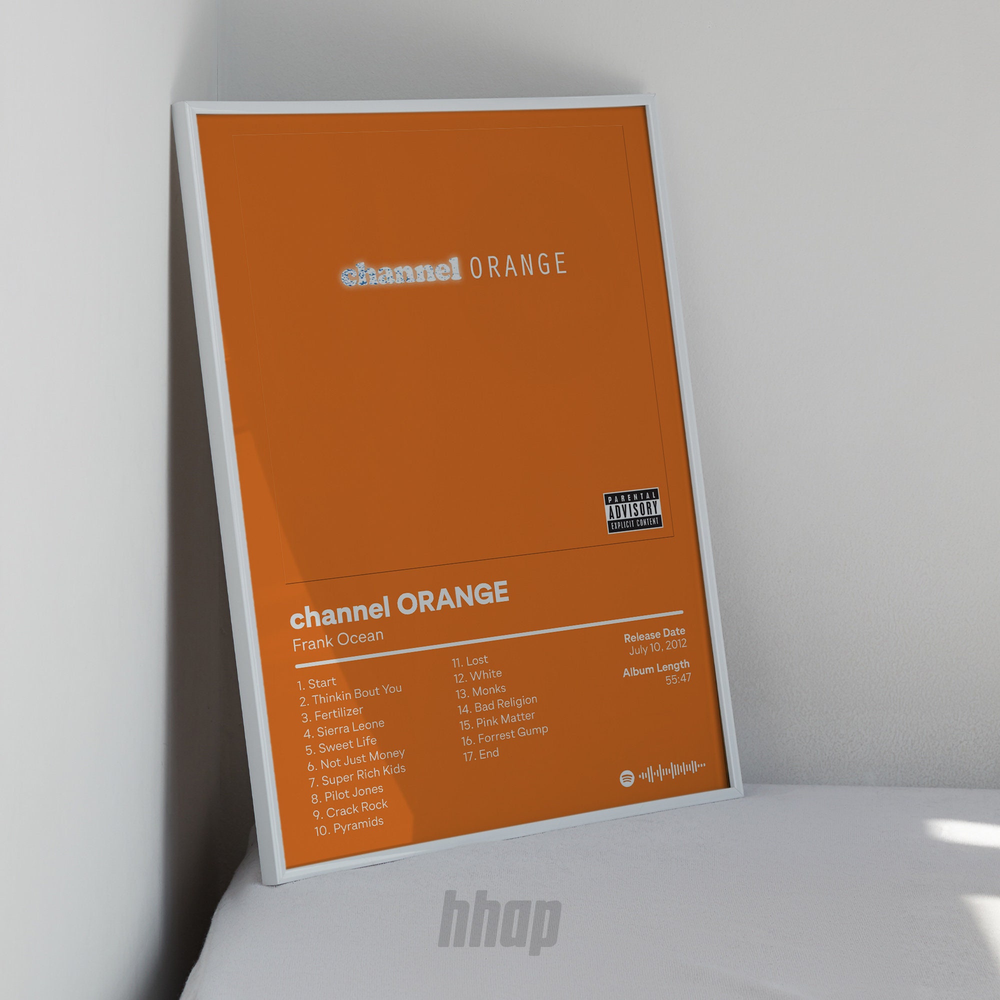Buy Frank Ocean Channel Orange Custom Album Print Hip Hop Online in India 