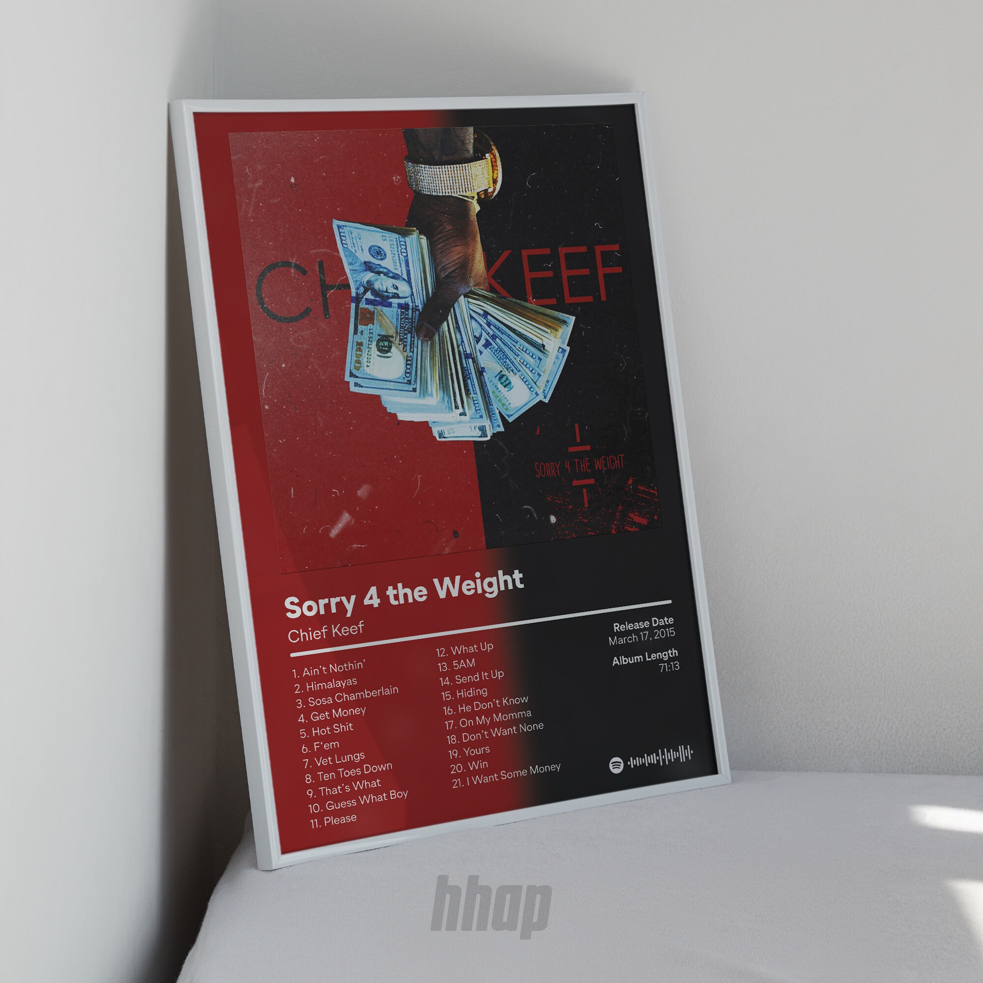 Chief Keef - Sorry 4 the Weight - Album Cover Poster sold by Claire