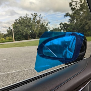 Car mirror glare shade, auto mirror bright light block,