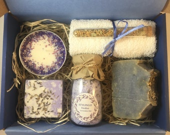 Lavender wellness box, Mother's Day gift package,a gift for a friend, relax gift, beautybox