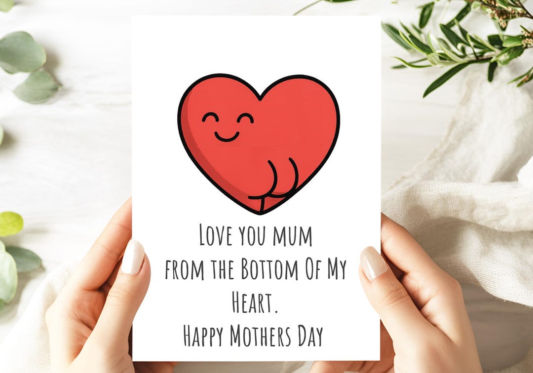 Happy Mothers Day Card | Love You Mum Card | From the Bottom of My ...