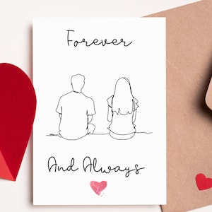 Tarjeta del día de San Valentín, día de San Valentín, regalo del día de San Valentín, tarjeta romántica, tarjeta dulce, tarjeta para, novio, novia, esposo, esposa, regalo