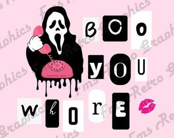 Funny Halloween "Mean Ghouls" png Design, Spooky Season png, Happy Halloween png,Pink Ghost png,Cute Ghost png,sublimate designs download