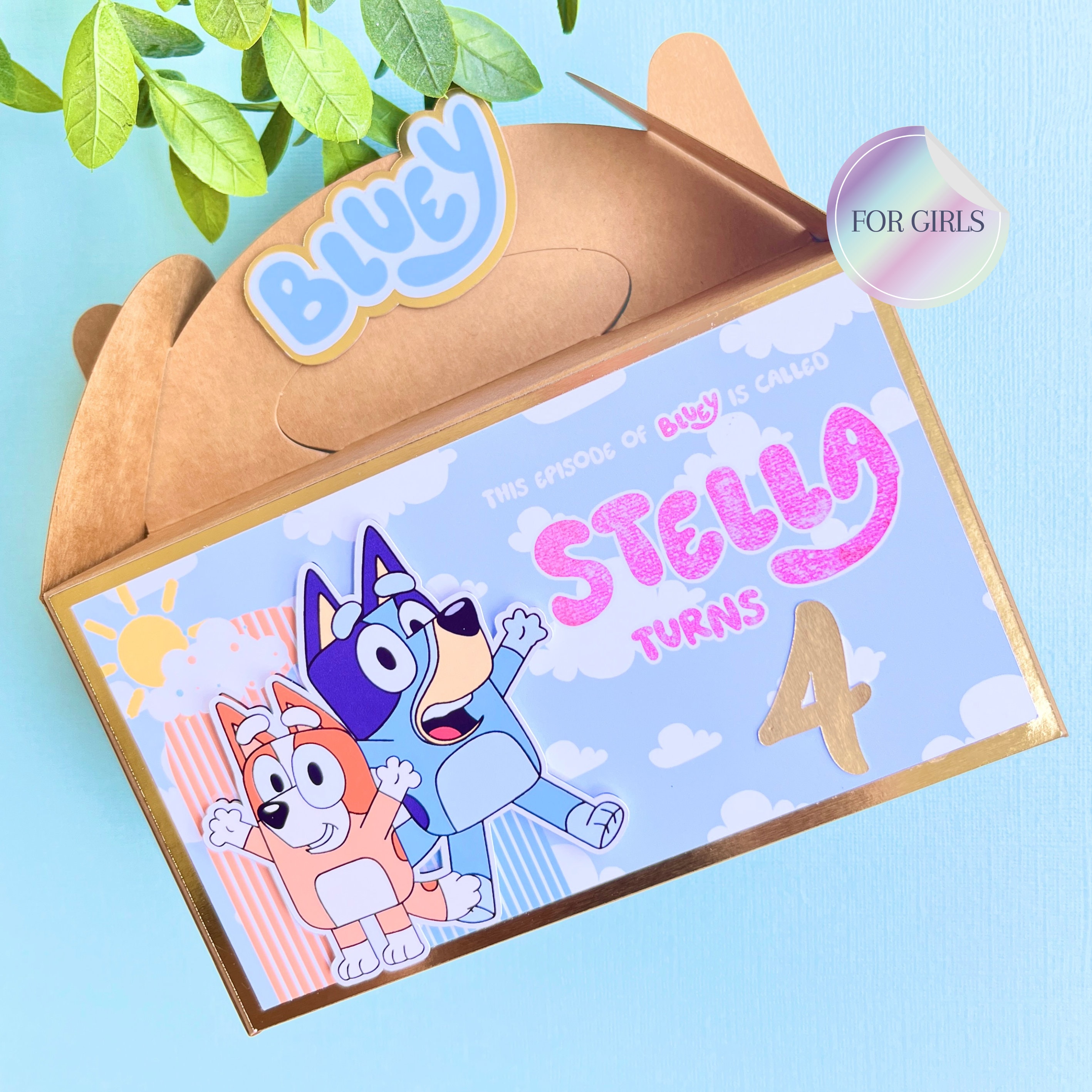 Bluey Gable Treat Boxes