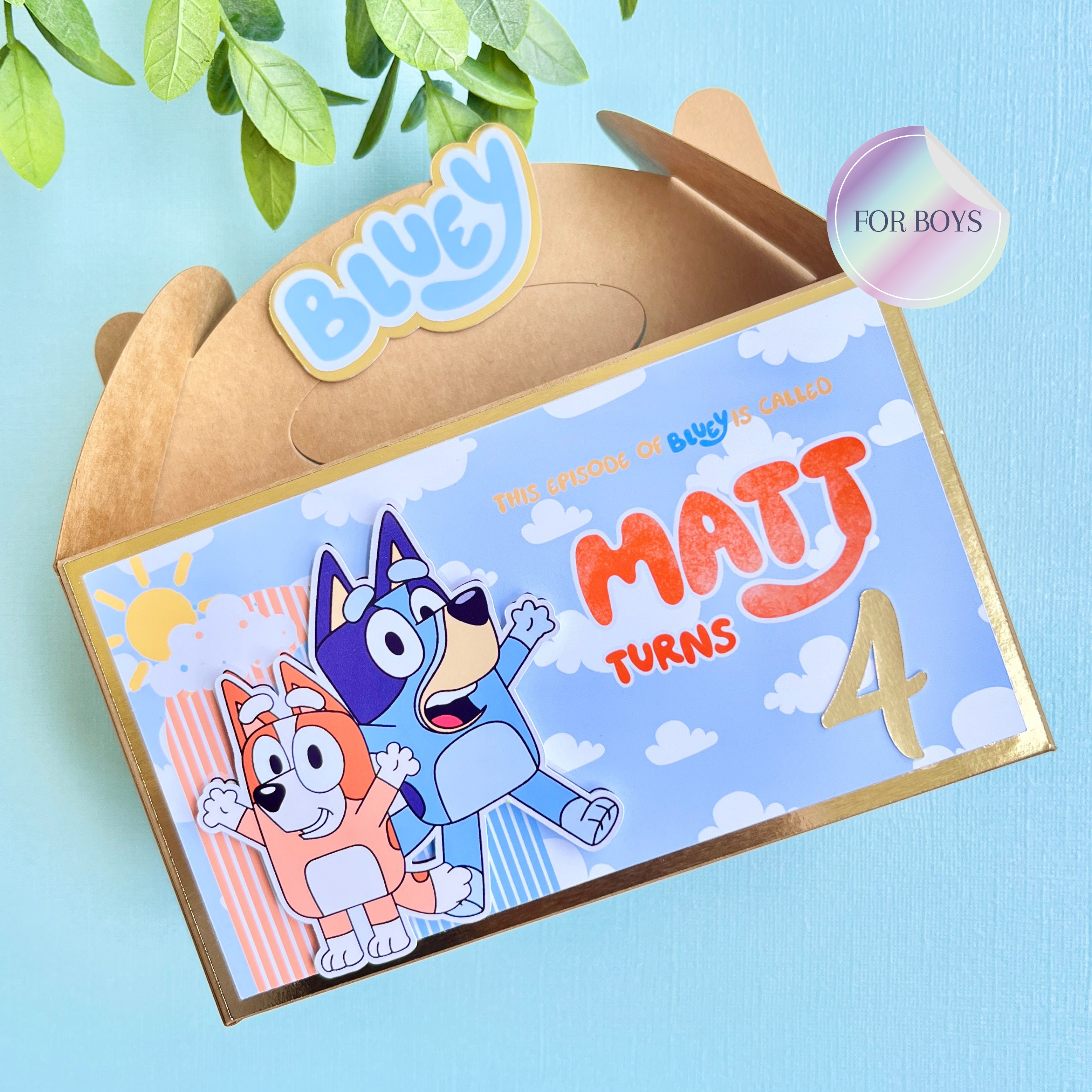 Bluey Gable Treat Boxes