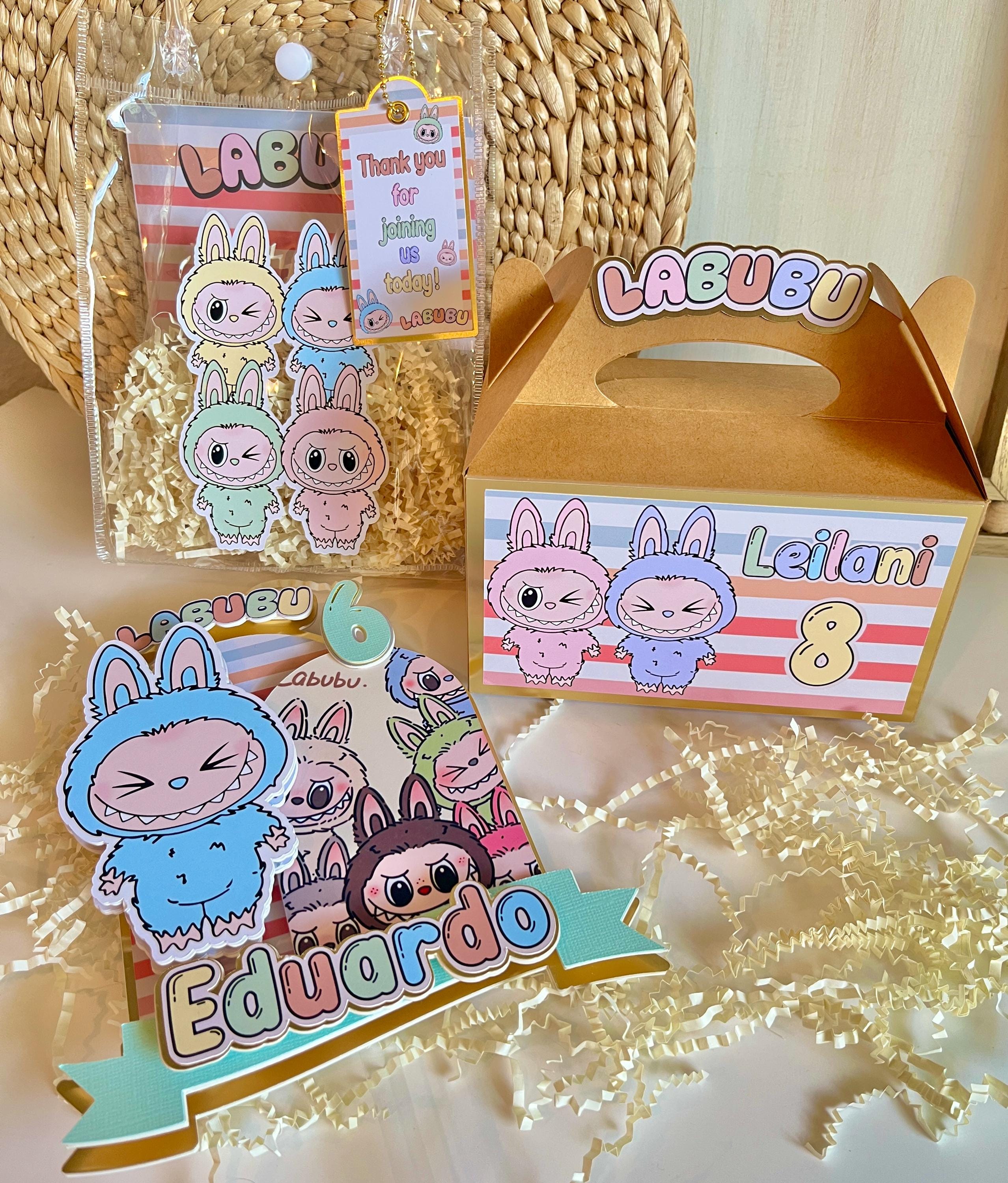 Labu Us Labu Birthday Party. Bubu Monsters Inspired Labu Gable Box. Favor Bag ...