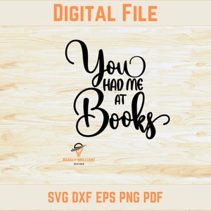Você me conquistou com livros | Arquivo de corte digital | Silhueta Cricut | Livros de biblioteca | Design de camisa de bibliotecário | Amante de livros de dia dos namorados | Vinil de papel