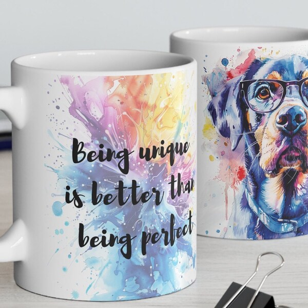 unique mug of a labrador retriever, gift idea