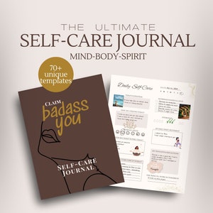 Daily Printable self care journal gratitudewellness mind body spirit shadow work daily journal weekly monthly planner therapy journal writing therapy fitness budget finances financial affirmations quotes tracker electronic vision board the best