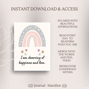 Affirmation station cards affirmation cards confidence self esteem shadow work self love self care flash cards printable digital therapy games
cbt worksheets
therapy poster
feelings poster
calming corner
trauma
therapy tools
coping skills