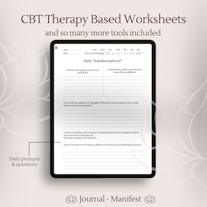 digital shadow work journal with prompts cbt therapy worksheets inner child journal anxiety healing therapy gratitude self care wellness mental health ipad goodnotes notability mindfulness daily weekly monthly planner journal instant download minimal