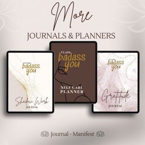 Minimalist digital shadow work inner child journal anxiety healing therapy gratitude journal digital planner self care wellness gratitude mental health ipad goodnotes notability mindfulness daily weekly monthly planner journal