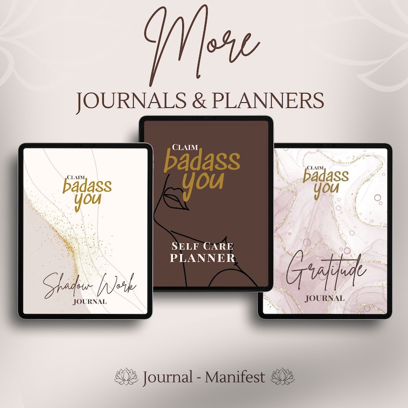 Minimalist digital shadow work inner child journal anxiety healing therapy gratitude journal digital planner self care wellness gratitude mental health ipad goodnotes notability mindfulness daily weekly monthly planner journal