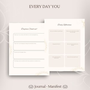 Daily Printable self care journal gratitudewellness mind body spirit shadow work daily journal weekly monthly planner therapy journal writing therapy fitness budget finances financial affirmations quotes tracker electronic vision board the best