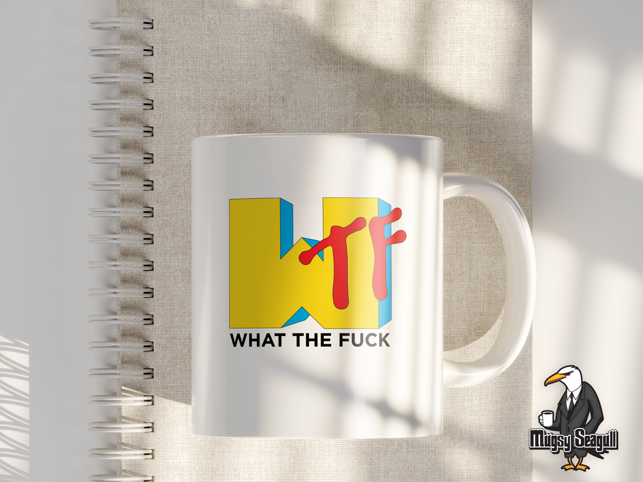 Discover Retro MTV Logo Mug Céramique