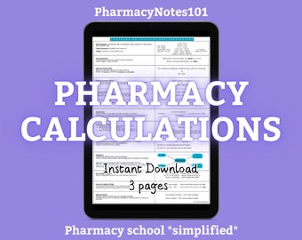 Calcoli farmaceutici, conversioni dose-farmaco, calcoli compositi farmaceutici, calcoli NAPLEX, guida di riferimento per la matematica farmaceutica