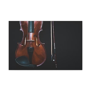 Violin Canvas Print in Multiple Sizes