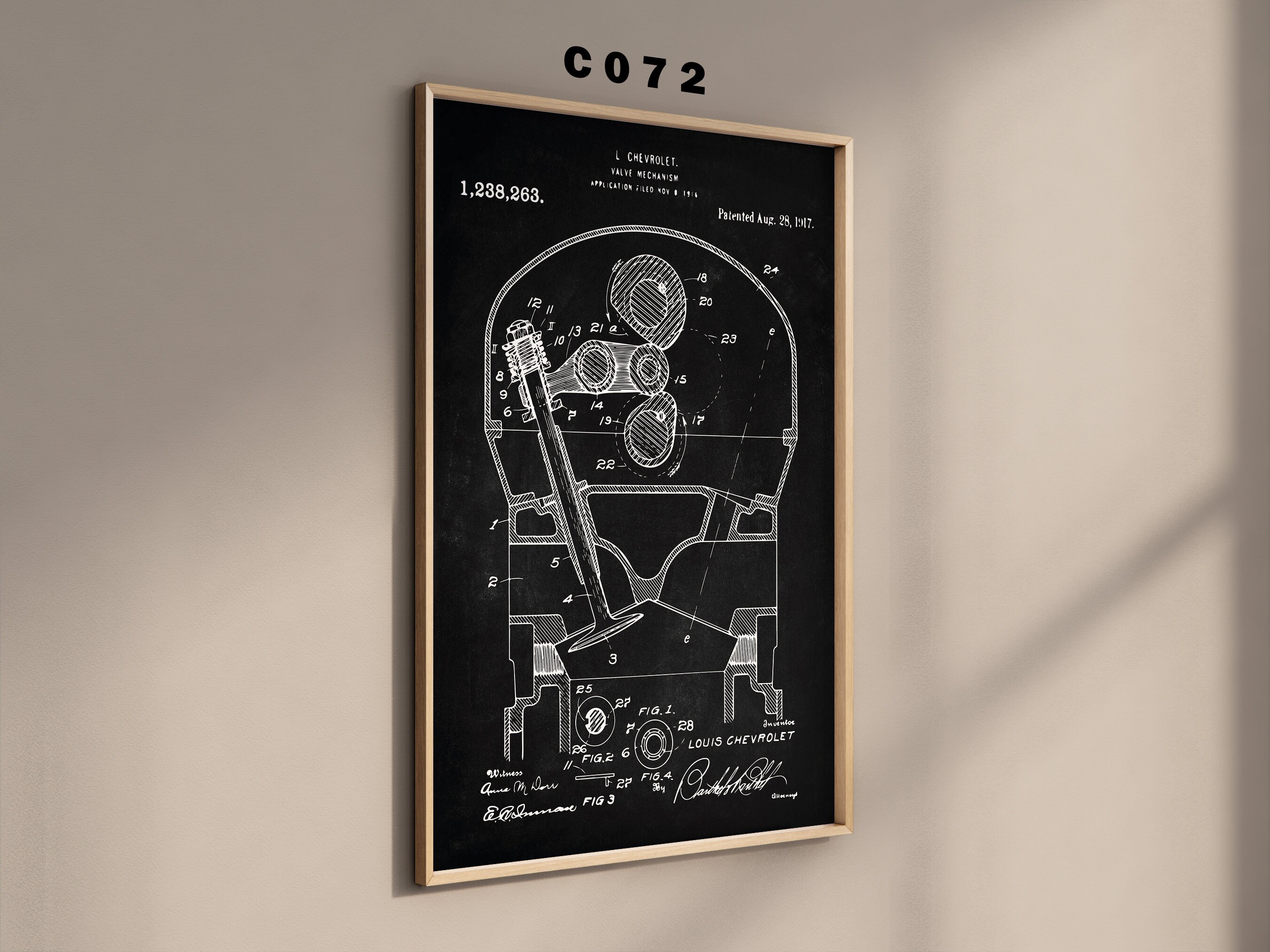 Engine Components Patent Prints: Garage Wall Art (digital Download) - Etsy
