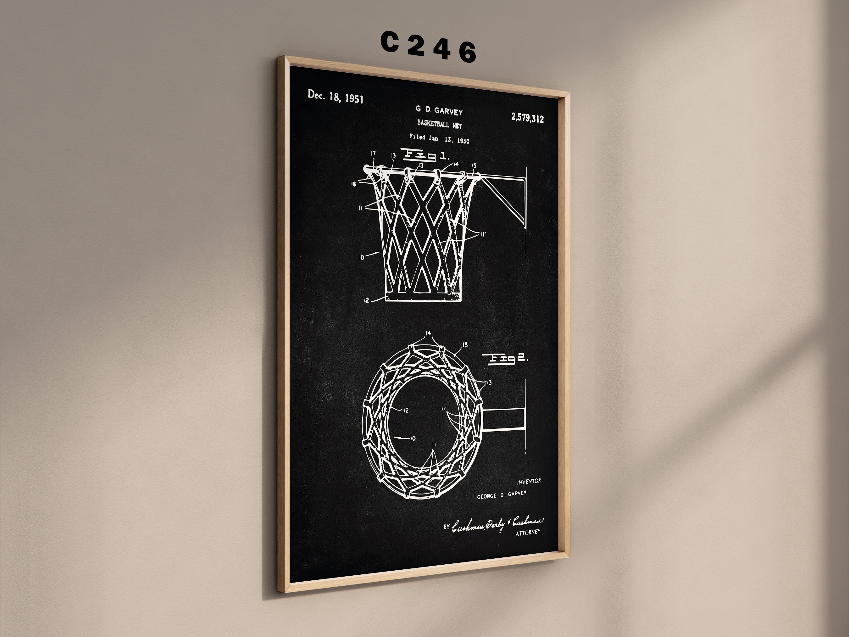 Basketball Patent Prints, Set of 3, Basketball Prints, Basketball Wall