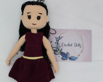 Lalka Amigurumi Szydełkowa lalka Wzór Szydełkowa lalka