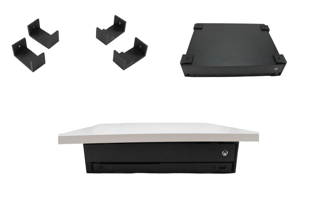 Xbox One X Premium Set of 4 Sideboard/table Mounts Ideal for Gaming ...