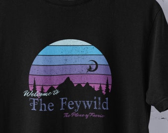 The Feywild Black or Dark T-shirt - Gift for gamers, nerds and geeks - DND & Pathfinder - Unisex Tee for Men and Women