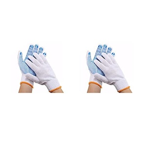 2 Pair Rubber Grip Gloves, Working Gloves, Protection Gloves , Non Slip Working Gloves, Multipurpose Working Gloves , Hand Protection Glove