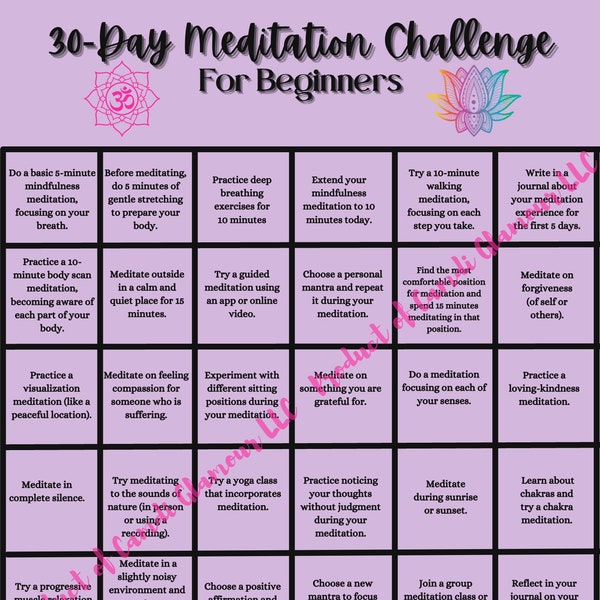 30-Day Meditation Challenge For Beginners