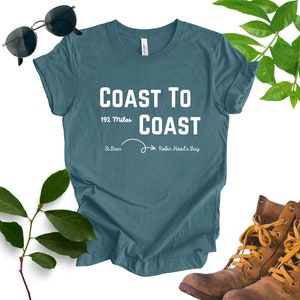 Coast to Coast T Shirt, Long Distance Walk, Hiker Gift, Walking Gift, Hiking tshirt Men Women, Mountains Adventure Outdoors
