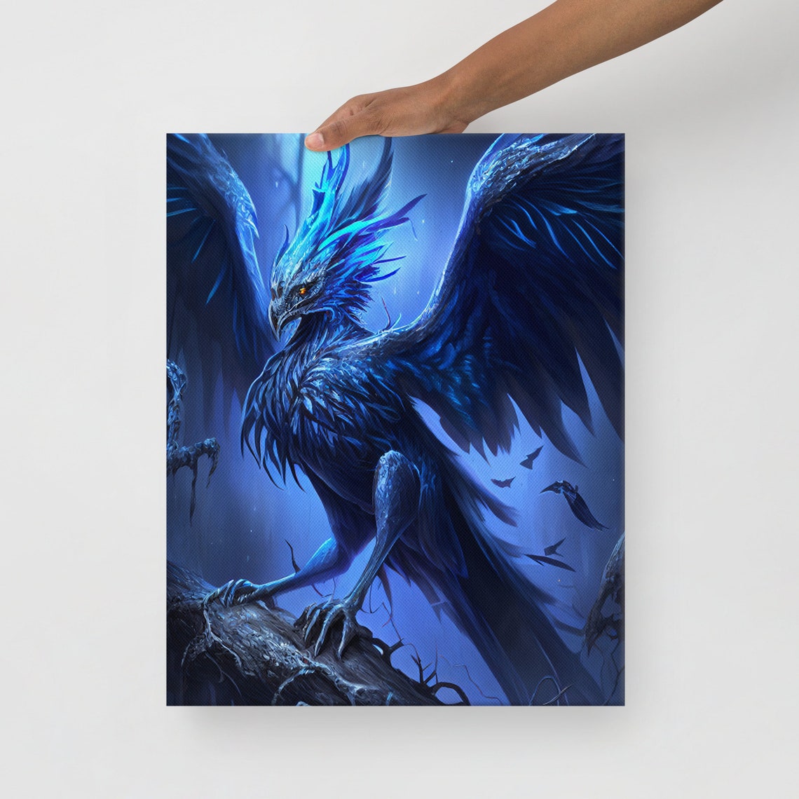 Articuno Pokemon Canvas Print Wall Art Ai Art Gift for Etsy