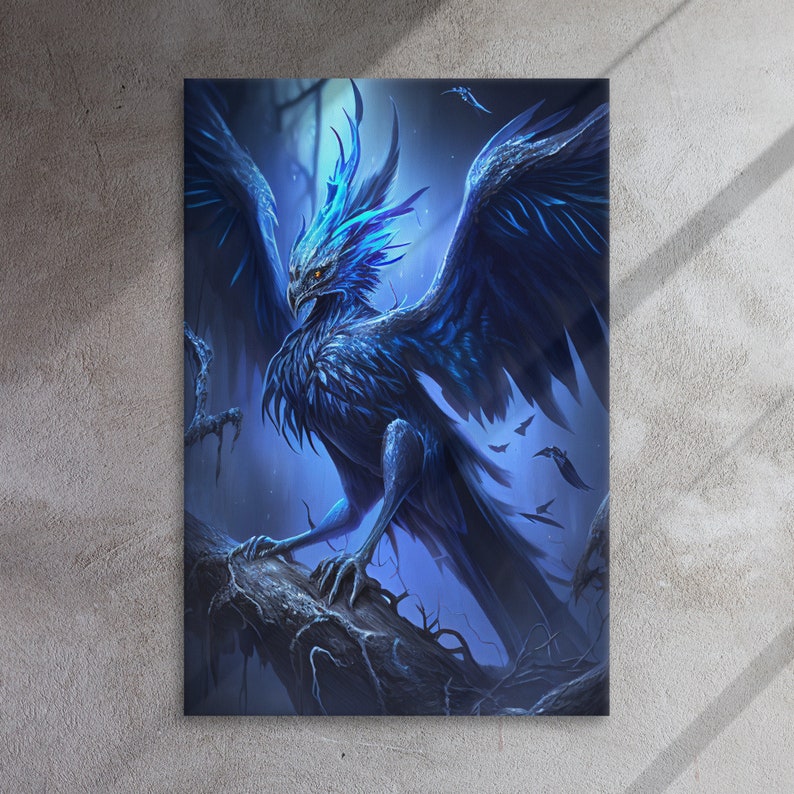 Articuno Pokemon Canvas Print Wall Art Ai Art Gift for Etsy