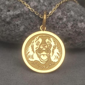 14K Solid Gold Cocker Spaniel Pendant – Elegant Jewelry for Dog Lovers, Symbol of Love, Loyalty, and Companionship – Perfect Gift