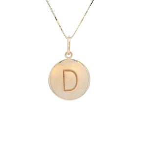 Collar con inicial de oro de 14 k, colgante minimalista A, joyería con letra de oro personalizada, regalo único para ella y para uso diario