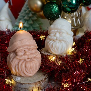 Santa Claus Scented Candle, Holiday Scented Candle, Christmas Candles, Scented Candles for Christmas Gift, St Nick
