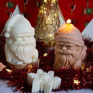 Santa Claus Scented Candle, Holiday Scented Candle, Christmas Candles, Scented Candles for Christmas Gift, St Nick