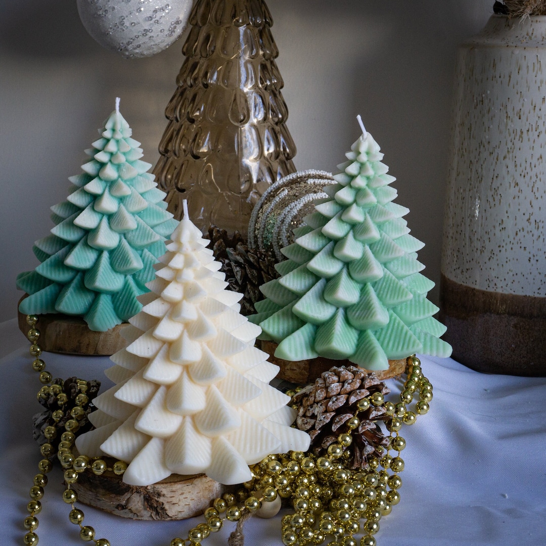 Bougie Pour Sapin De Noël Cadeau Noël Idée Cadeau Parfum Etsy
