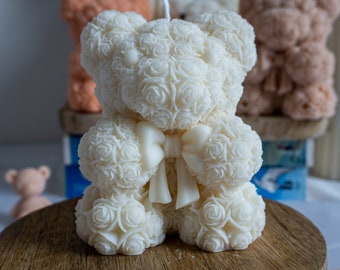 Butterfly Bear Scented Candle - Decorative Candle - Guest Gifts - Mother's Day - Gift for Mom - Unique Gift