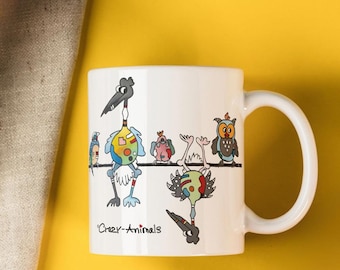 Lustige Tassen – witzige Tassen – Kaffeetasse – Teetasse – lustige Geschenke – Geschenke für Tierfreunde – witzige Geschenke